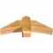 Ekena Millwork Bellingham Rough Sawn Timber Gable Bracket, Western Red Cedar, 36"W x 13"H x 6"D x 6"F, 9/12 Pitch GBW036X13X0606BEL00RWR - alternate 5